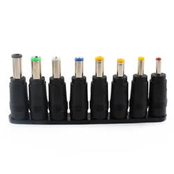 8Pcs AC/DC Power Adapter Jack Plug Universal Source Connector Laptop Charger Adapter Jack 5.5MM 2.5MM 2.1MM 1.7MM Connect