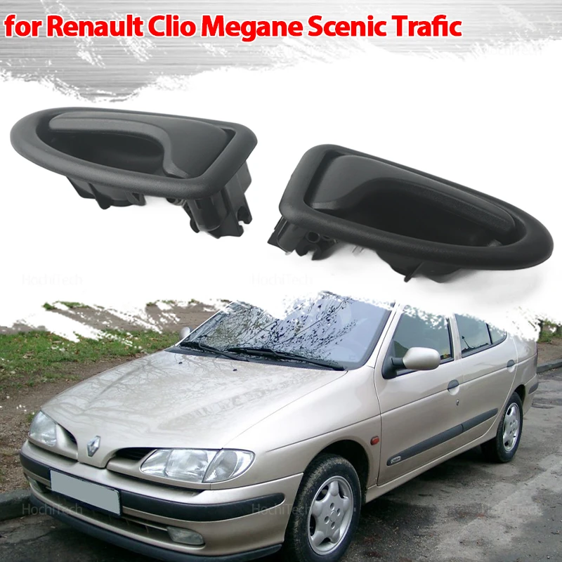 

7700415975 Детали внутренней дверной ручки для Vauxhall Opel Vivaro Nissan Primestar Renault Clio Megane Scenic Trafic 7700415974