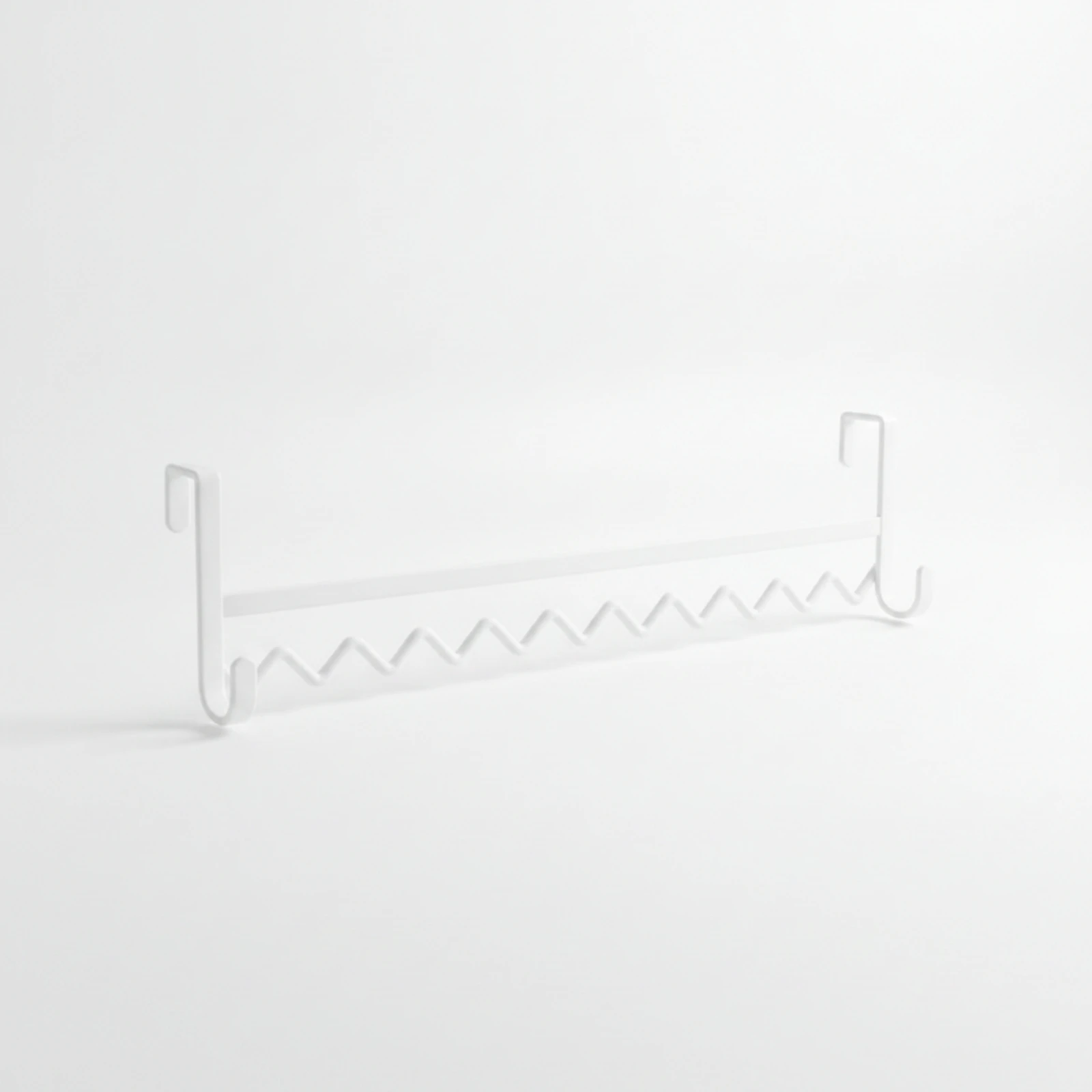 Bedside Hanging Rack Space-Saving Bed Rail Hanger Wave Hanging Rack Compact Organizer Slim for Students, Bunk Beds, Dorm Rooms view 3