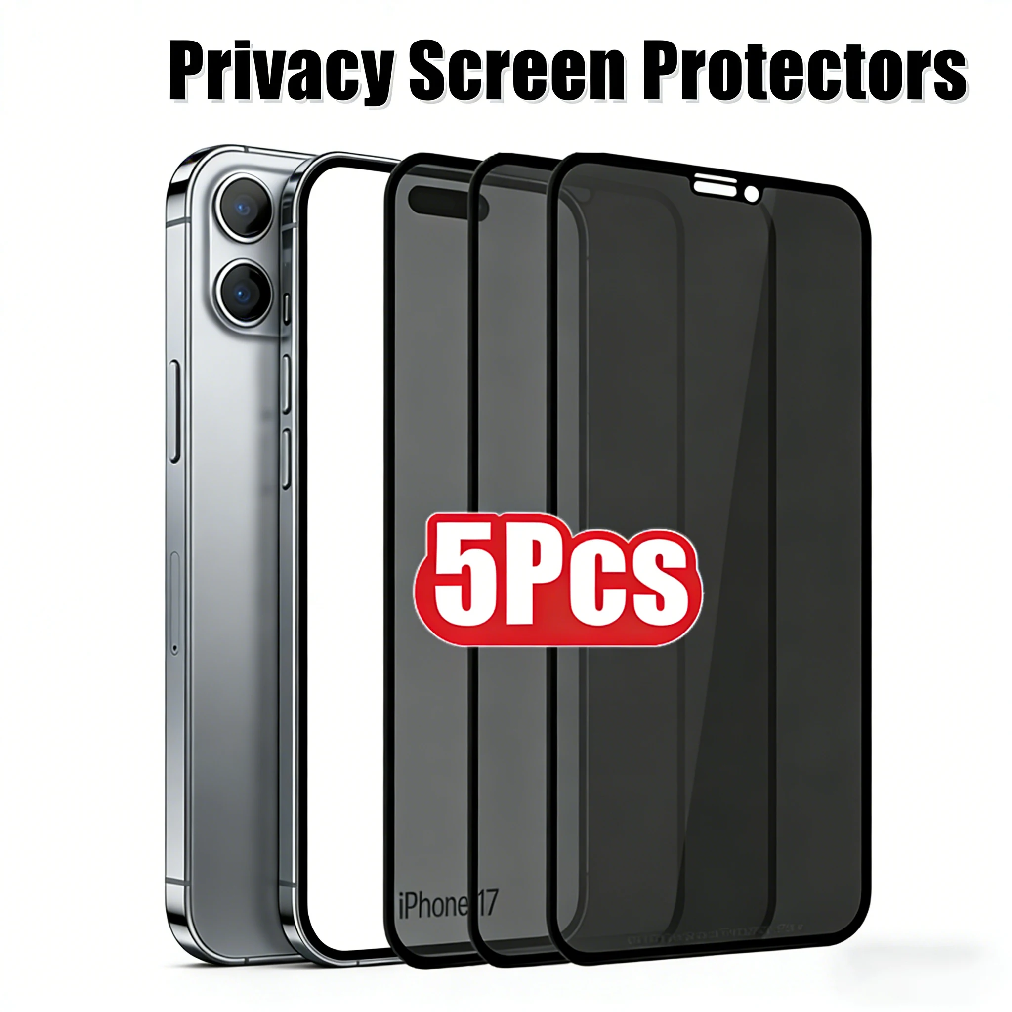 

For iPhone 17 Pro 16 15 13 14 Pro Max Privacy Screen Protector For iPhone 14 15 16 6 7 8 Plus 13 12 Mini XR XS SE Anti-spy Glass
