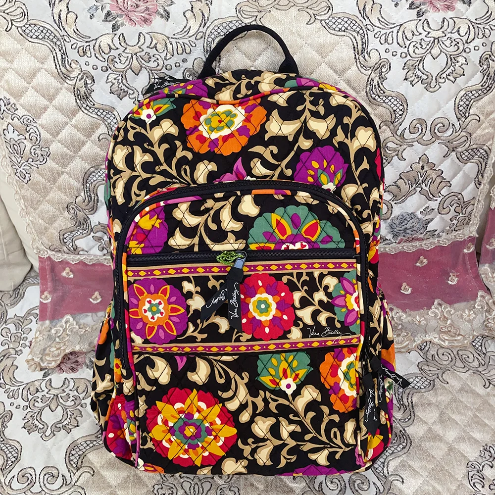 VB new environmentally friendly pure cotton multi color backpack, travel backpack, student backpack