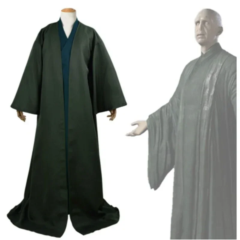 Harri Series Cosplay Clothes Lord Voldemort magic robe stage performance cos clothing Halloween Costume For Kids Adult Cloth