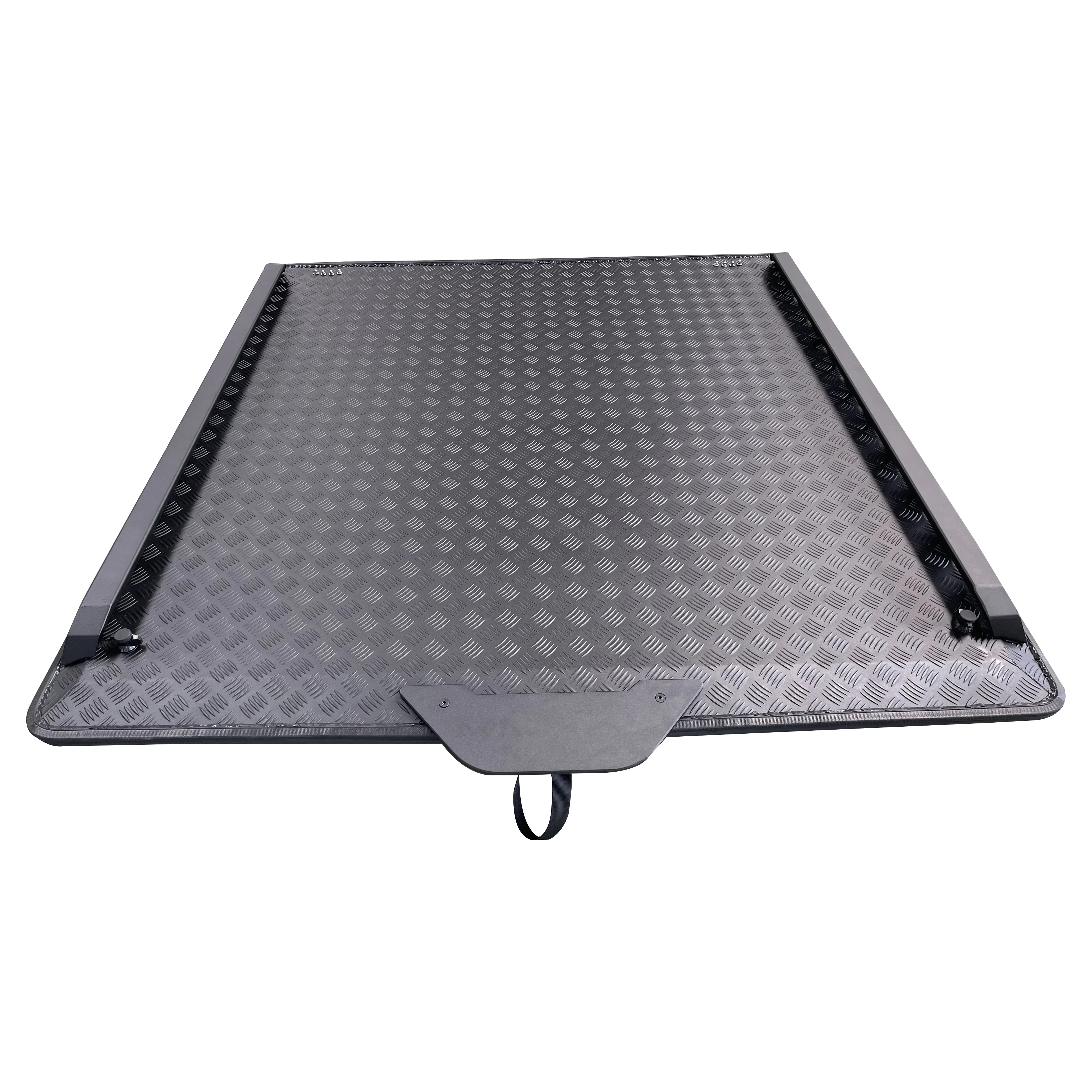 Waterproof Shockproof Dustproof Aluminum Alloy Manual Hard Type Custom Size Pickup Truck Tonneau Cover
