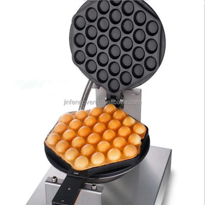 

Commercial electric 220V snack machine Egg Bubble rotary waffle maker machine for sale