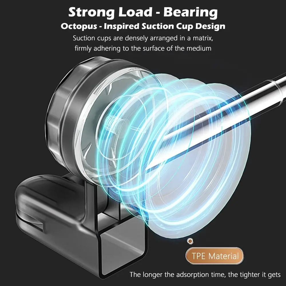 

Регулируемая выдвижная вешалка для полотенец на присоске 43-67 см, водонепроницаемый съемный держатель для полотенец с одним стержнем, пластиковый материал без сверления