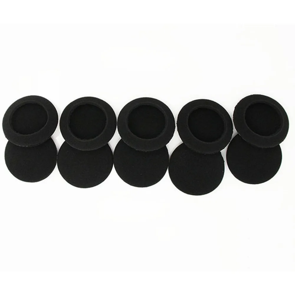 

2pcs/Pair Ear Cover Foam Foam Ear Pads Thick Earpads Headset Ear Cushions Earmuffs Black Thickened Foam Ear Pads Headset