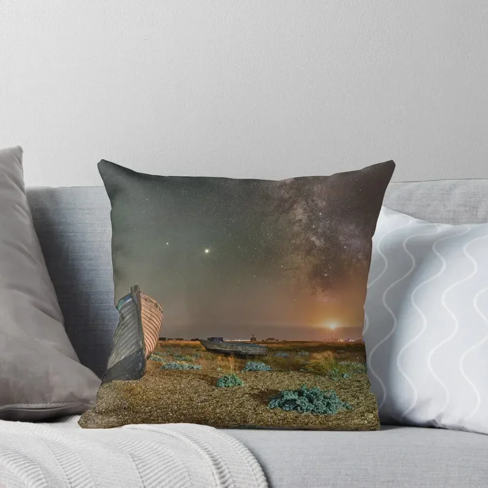 

Dungeness Boats Milky Way at night Throw Pillow Cushions For Children Sitting Cushion Cusions Cover pillow