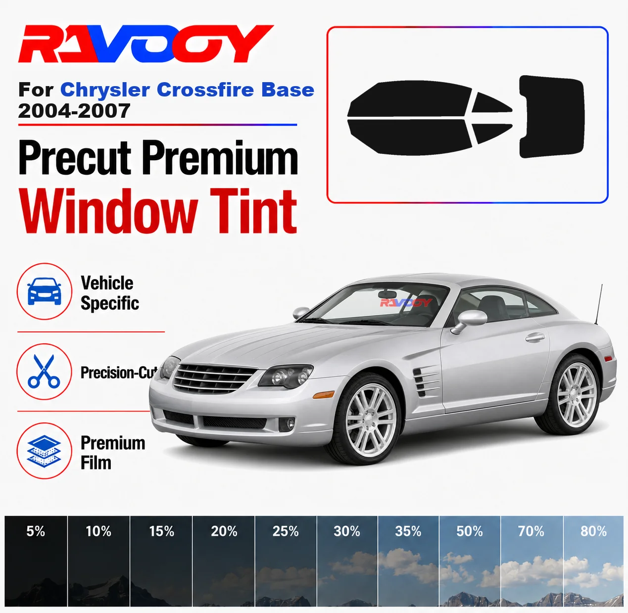 premium-precut-window-tint-kit-front-rear-windows-for-chrysler-crossfire-base-2004-2007-complete-set-car-solar-nano-ceramic-film