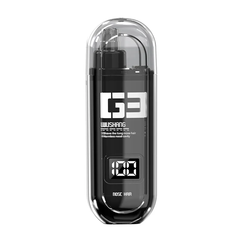 เครื่องตัดขนจมูกและหูแบบพกพาขนาดเล็ก ชาร์จเร็วด้วย USB สำหรับผู้ชายและผู้หญิง อุปกรณ์เสริมความงามบนใบหน้า ชุดอุปกรณ์ความงามไฟฟ้า