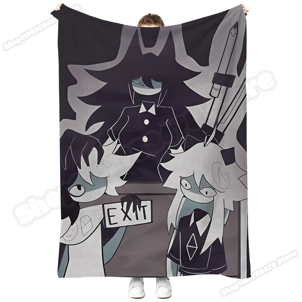 Fundamenteel Papier Onderwijs Anime Gedrukte Deken Cartoon Schattig Beddengoed Creatieve Mode Home Textiel Dekens Kamer Decor Geschenken