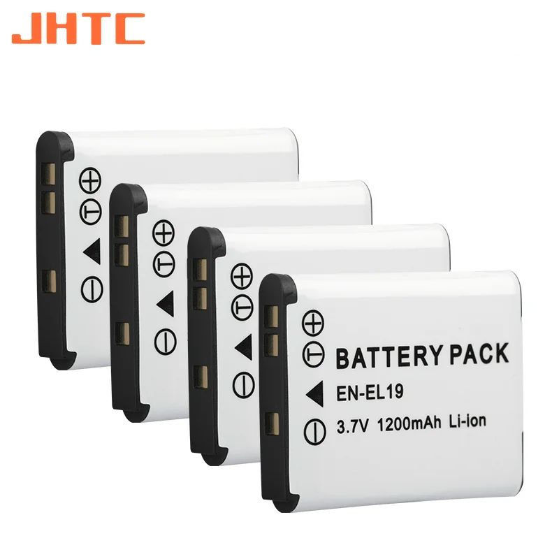 EN EL19 EN-EL19 Battery for Nikon Coolpix S100 S2500 S2600 S3100 S3200 S3300 S4100 S4200 S4300 S6600 1200mah Camera Batteries