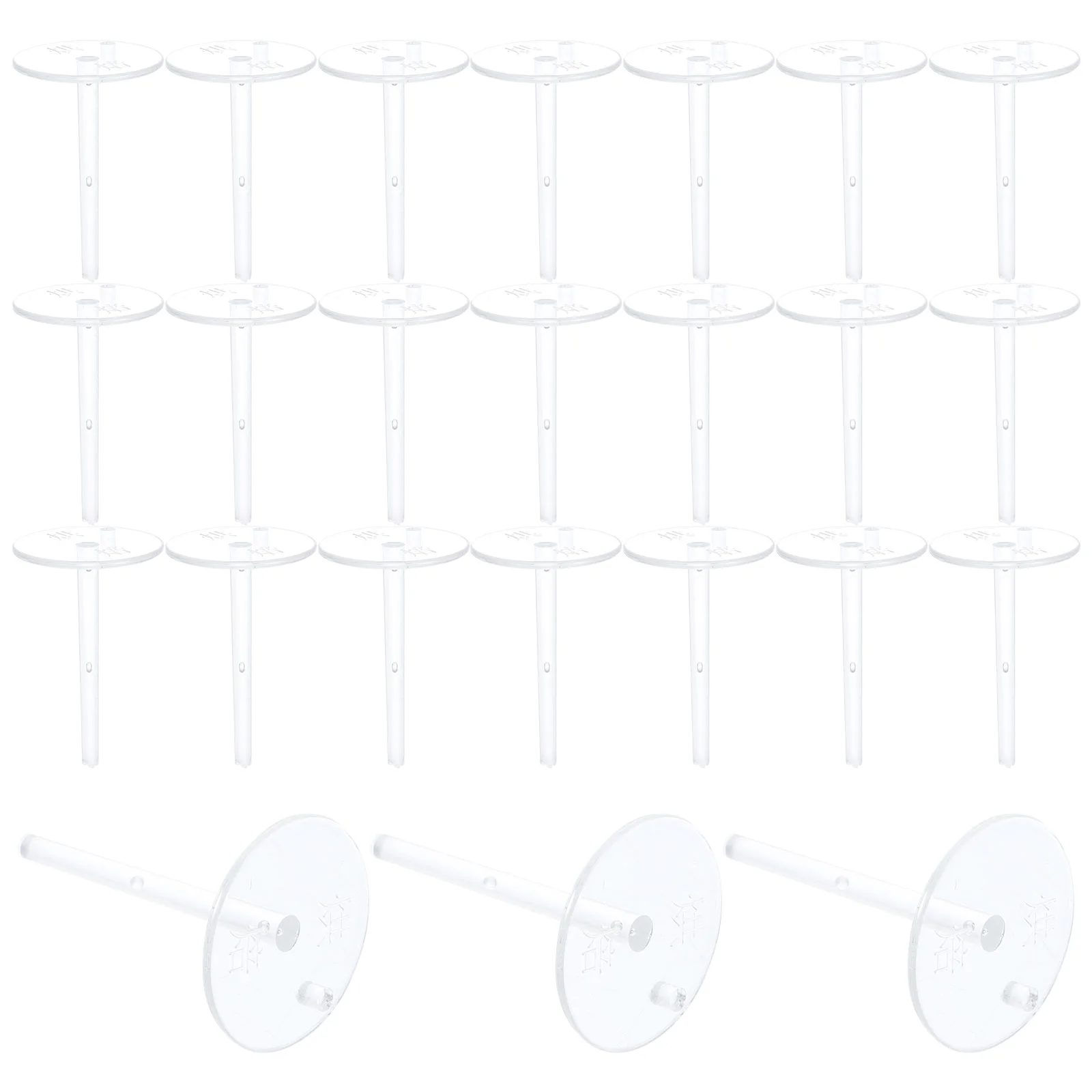 

100 Pcs Automatic Cake Decorating Base Plastic Pastry DIY Flower Nails