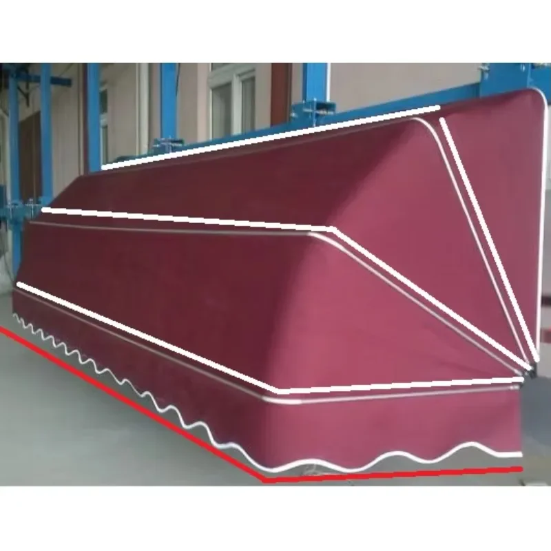 Aluminum outdoor French European telescopic window sunshade awning