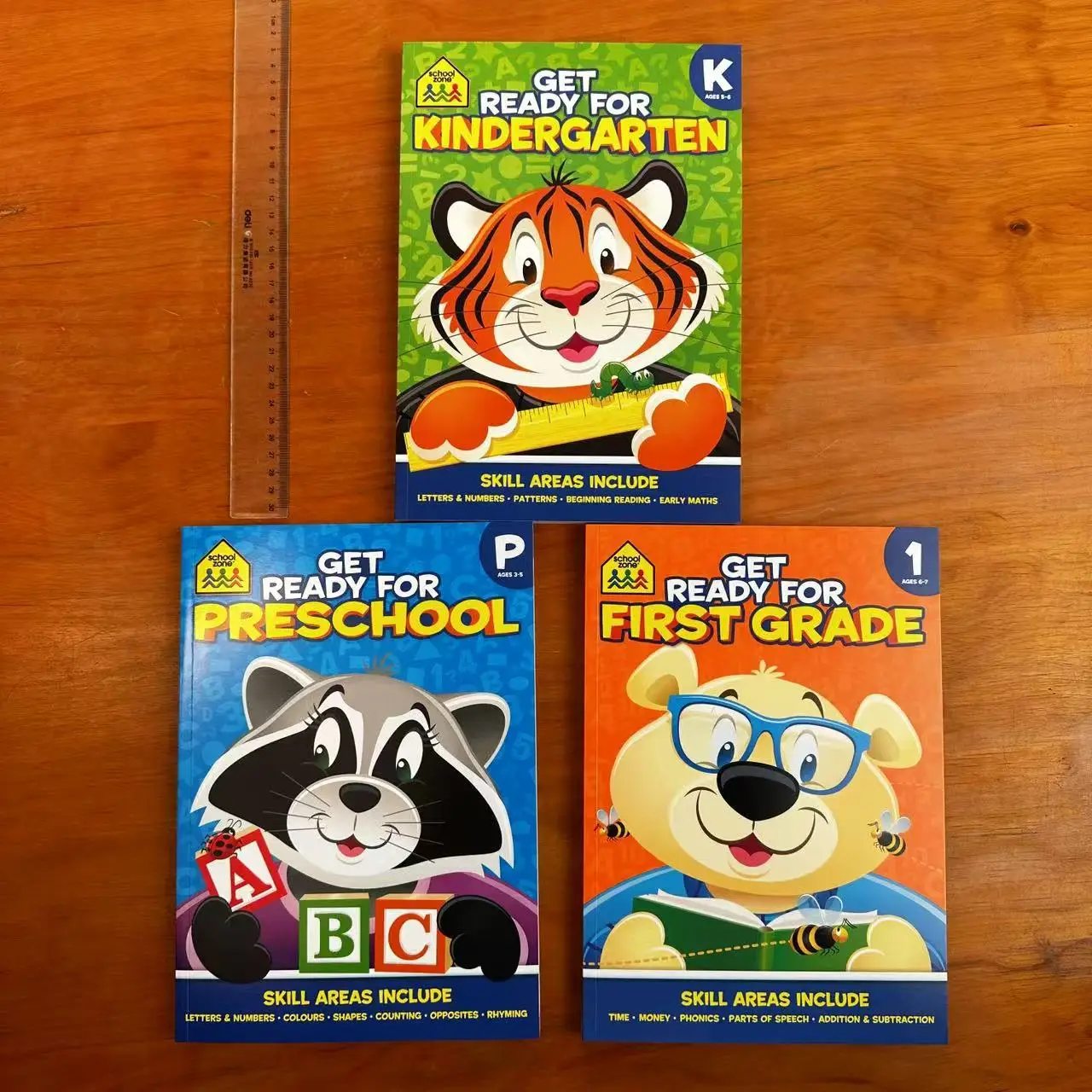 

School Zone Get Ready for Kindergarten Australian Primary School Preschool Teaching Supplement 3 Volume