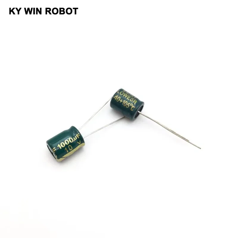 20 pz/lotto 10 V 1000 UF 8*9mm condensatore elettrolitico in alluminio ad alta frequenza a bassa impedenza 1000 uf 10 v