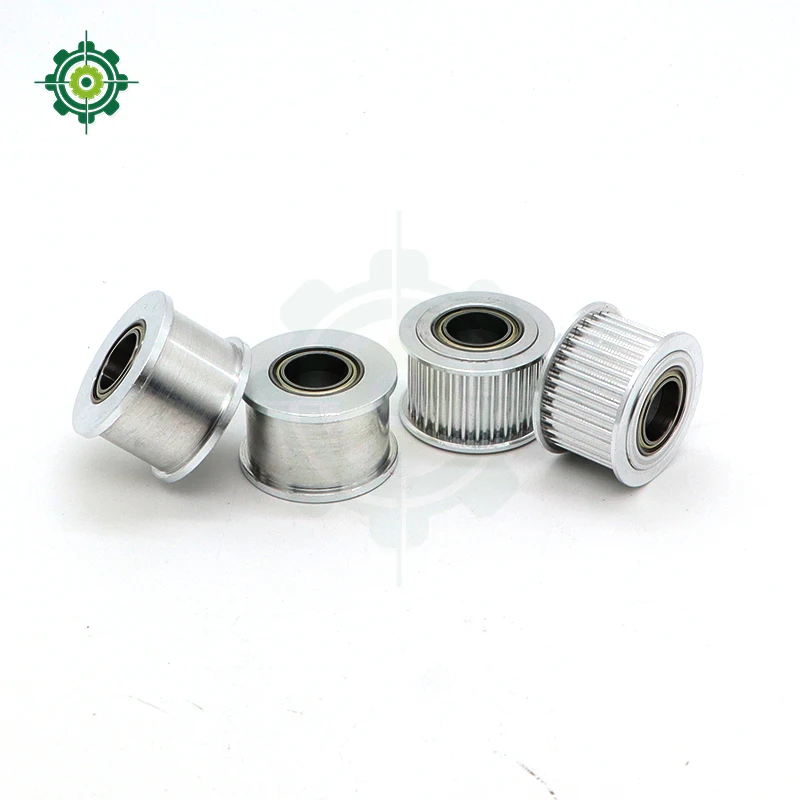 HTD3M Idler Timing Pulley 30T 32T 35T 36T Belt Pulley 30Teeth 32teeth 35teeth 36teeth With Bearings No Teeth HTD 3M Idler Pulley