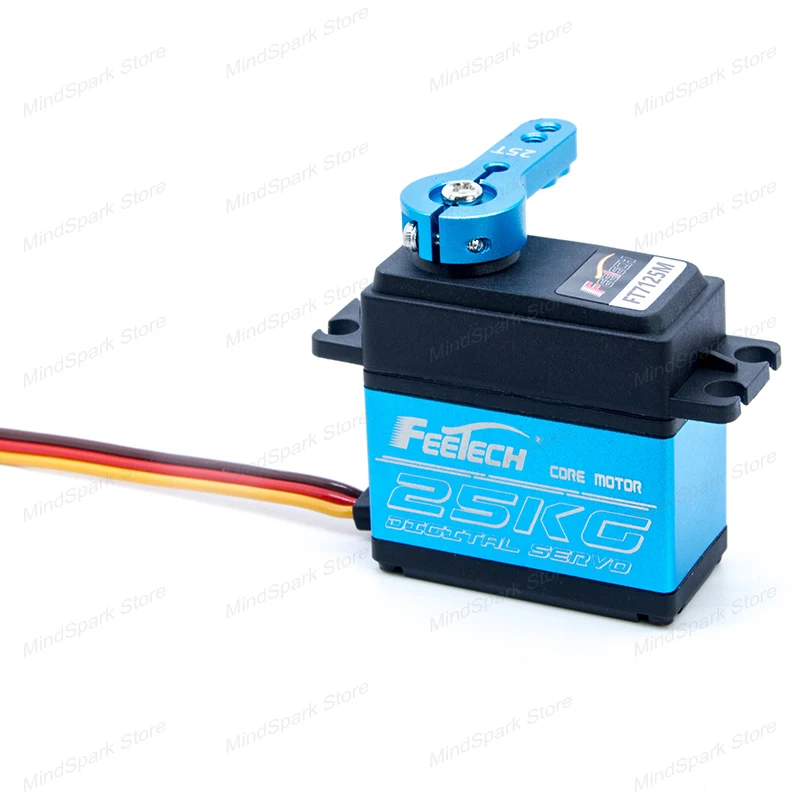 Serwo cyfrowe 25KG z stalowymi zębatkami, silnik z rdzeniem żelaznym, serwa o niewolnym kącie 180 stopni do Arduino DIY, samochodów RC, robotów, dronów, zabawek.