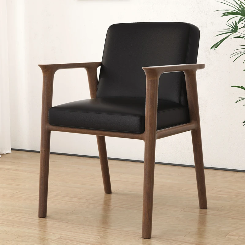 Chinese Solid Wood Chair Designer Modern Unique High Quality Living Room Chairs Aesthetics Luxury Lounge Muebles Furniture