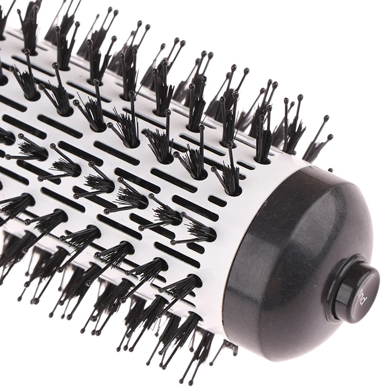 Föhn Borstel 2 In 1 Hetelucht Spin Borstel Curling Rechttrekken Styling Auto-Roterende Ionische Ronde Föhn Volumizer