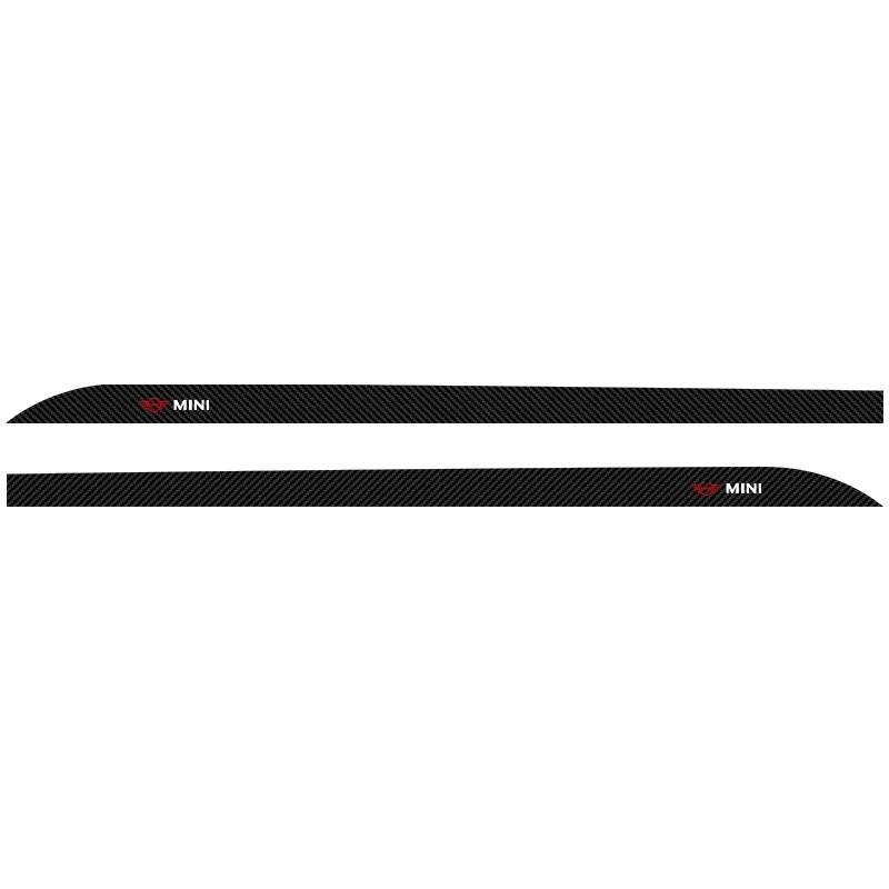 2pcs New Car Door Side Skirt Car Body Decal Carbon Fiber Car Stickers For BMW M MINIE F10 F20 F30 X5 X6 X1 M3 M5 M6 E71 F01 F02 view 5