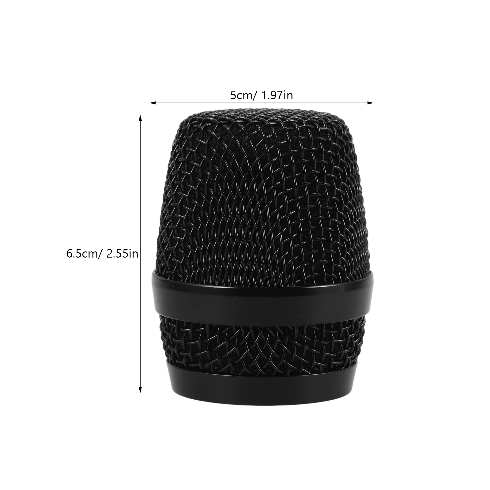 Microphone Metal Grille Cover Universal Replacement Mesh Head Reduces Interference Enhances Sound Quality Mic Mic Cover