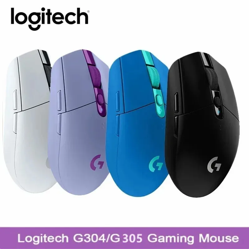 

Беспроводная игровая мышь Logitech G304 и G305 Ligthspeed Hero, датчик 12K, 12000 точек на дюйм, длительный срок службы батареи, грязеотталкивающая, подходит для использования
