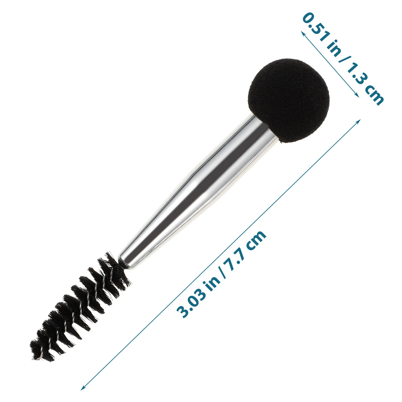 6Pcs Makeup Sponge Brush Dual Tip Eyebrow Eyelash Mascara Applicator Makeup Tool Set Eyebrow Brush Make Up Sponge