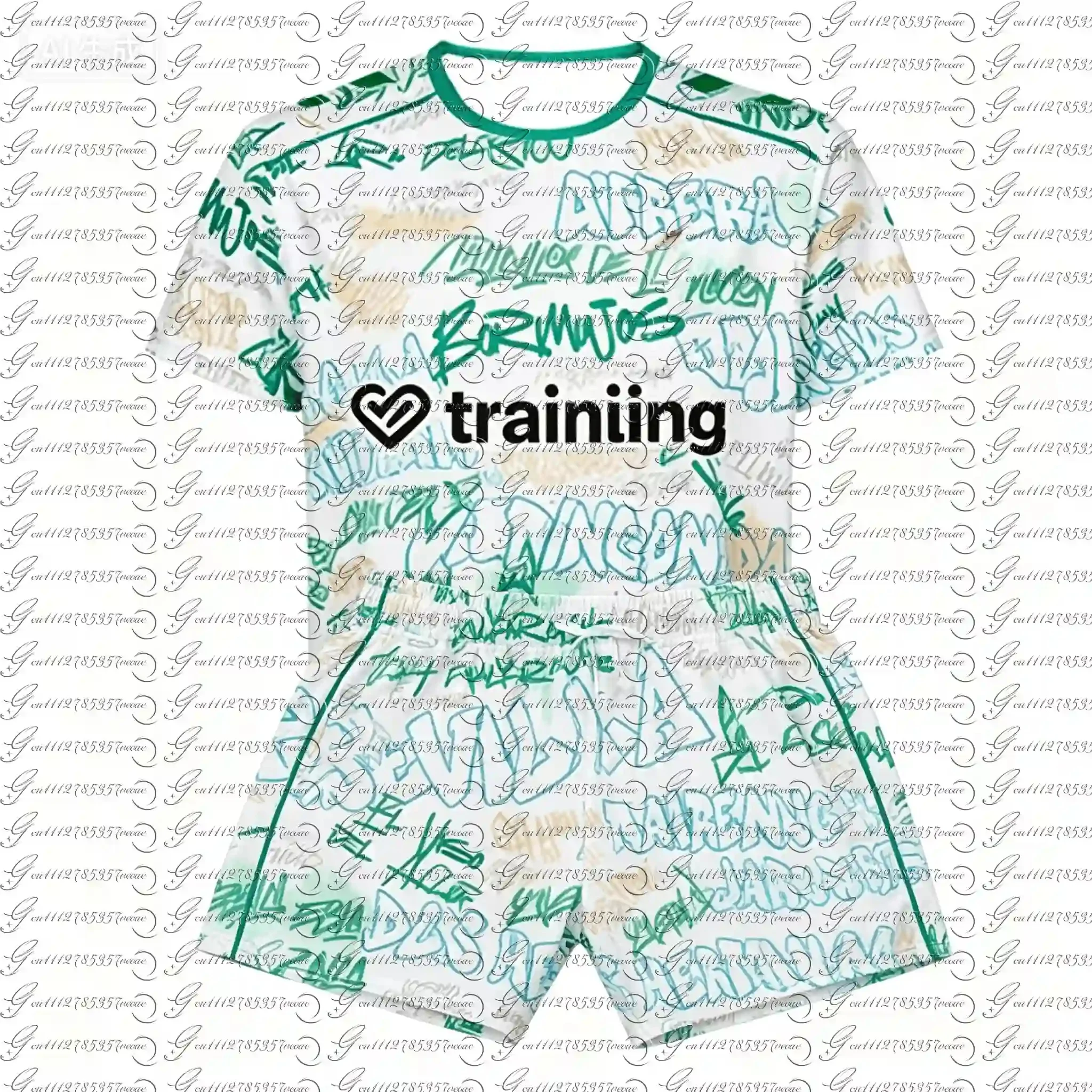 

SUMMER FAN EDITION ADULT FASHION DESIGN GRAFFITI T-SHIRT SPORTS QUICK-DRYING JERSEY RETRO T-SHIRT Beachwear Surfing Suit Wetsuit