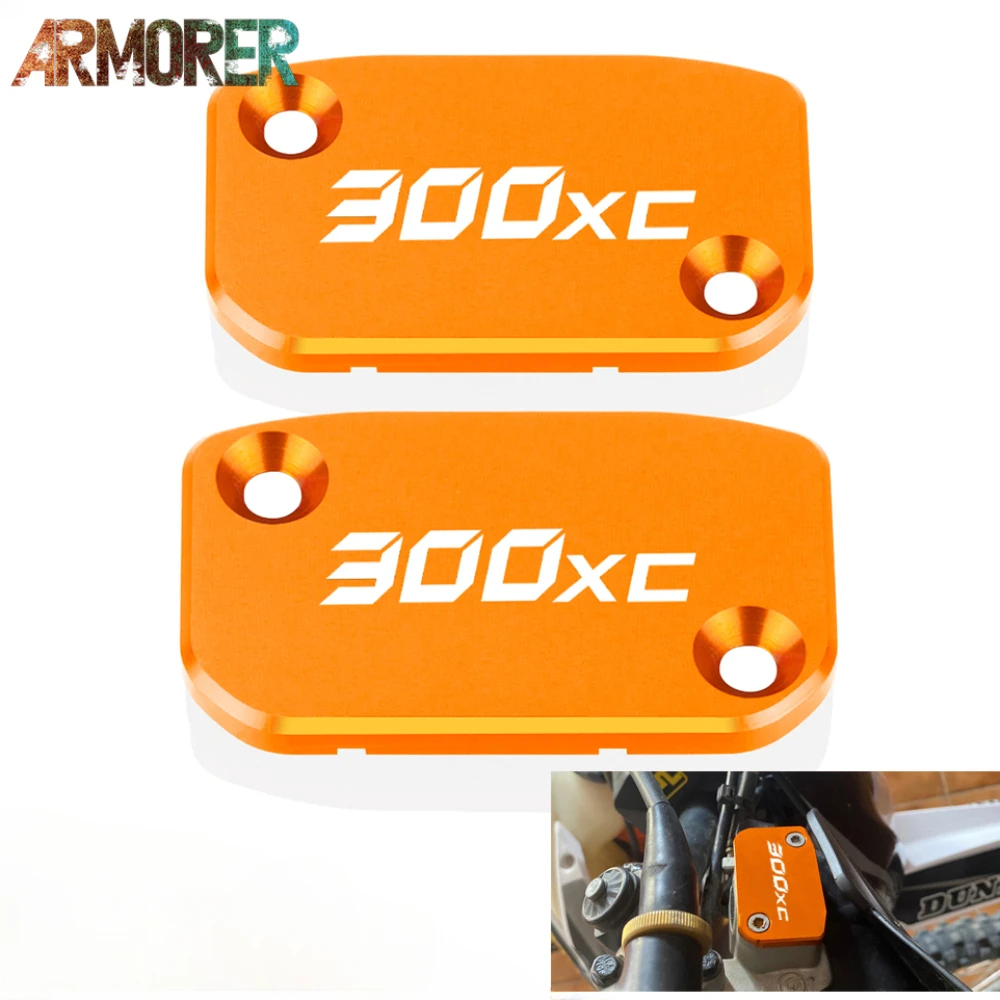 For KTM 125 XC 250 XC TPI 300XC TPI 125XC 250 300 XC TPI Motorcycle CNC Brake Fluid Fuel Reservoir Tank Oil Cap Cover 2021 2022