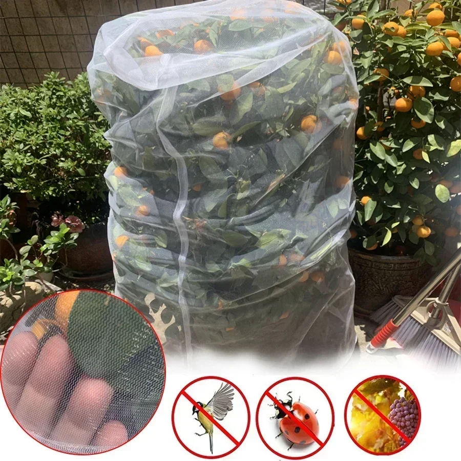 

Plant Protection Bag Cover Mesh Netting Garden Tool for Tree Vegetable Strawberry Grapes Pest Control Anti-Bird Protective Bag