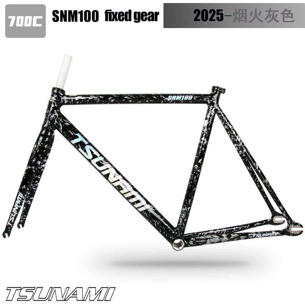 2025 NEW Tsunami Fixed Gear Bike Frame SNM100 Aluminum Alloy