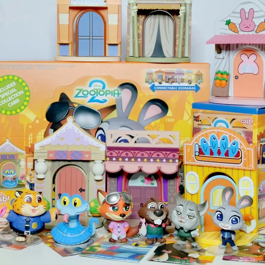 

HotToys Zootopia 2 COSBI Hidden Blind Box Джуди Ник Фигурка Угадай Сумка Милая кукла Mystery Box Коллекция Модель Фигурка Игрушки
