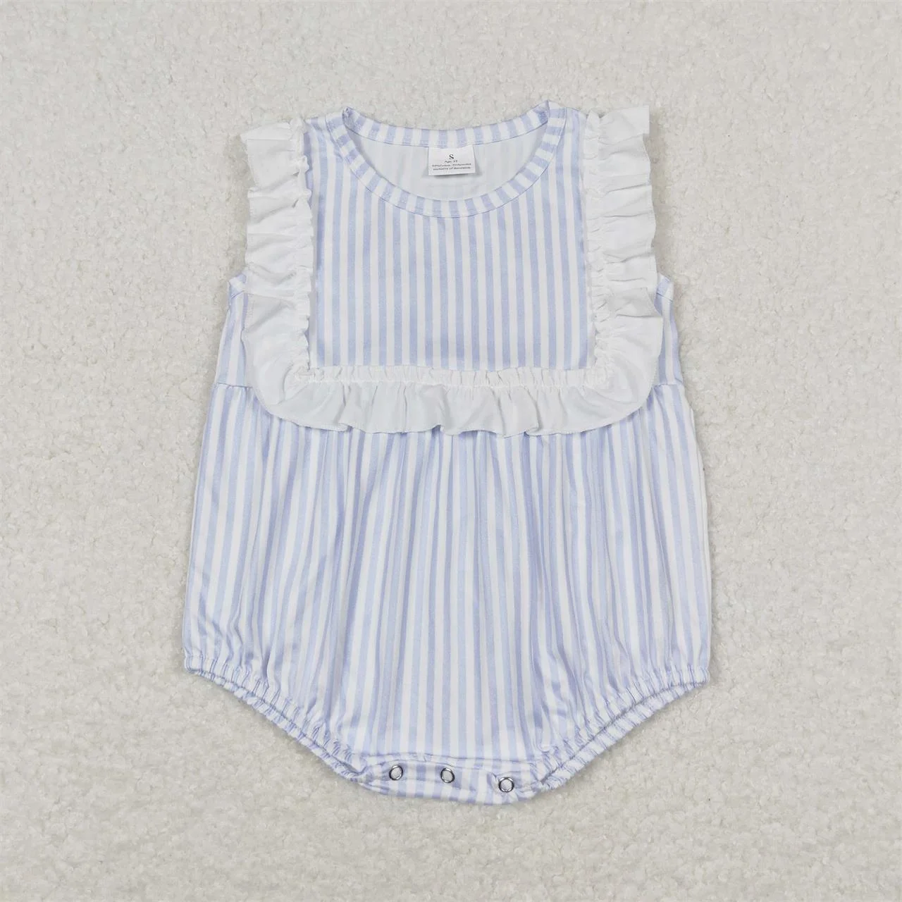 Wholesale Baby Boy Girl Plaid Stripes Jumpsuit Kids One-piece Newborn Coverall Toddler Summer Romper Bodysuit