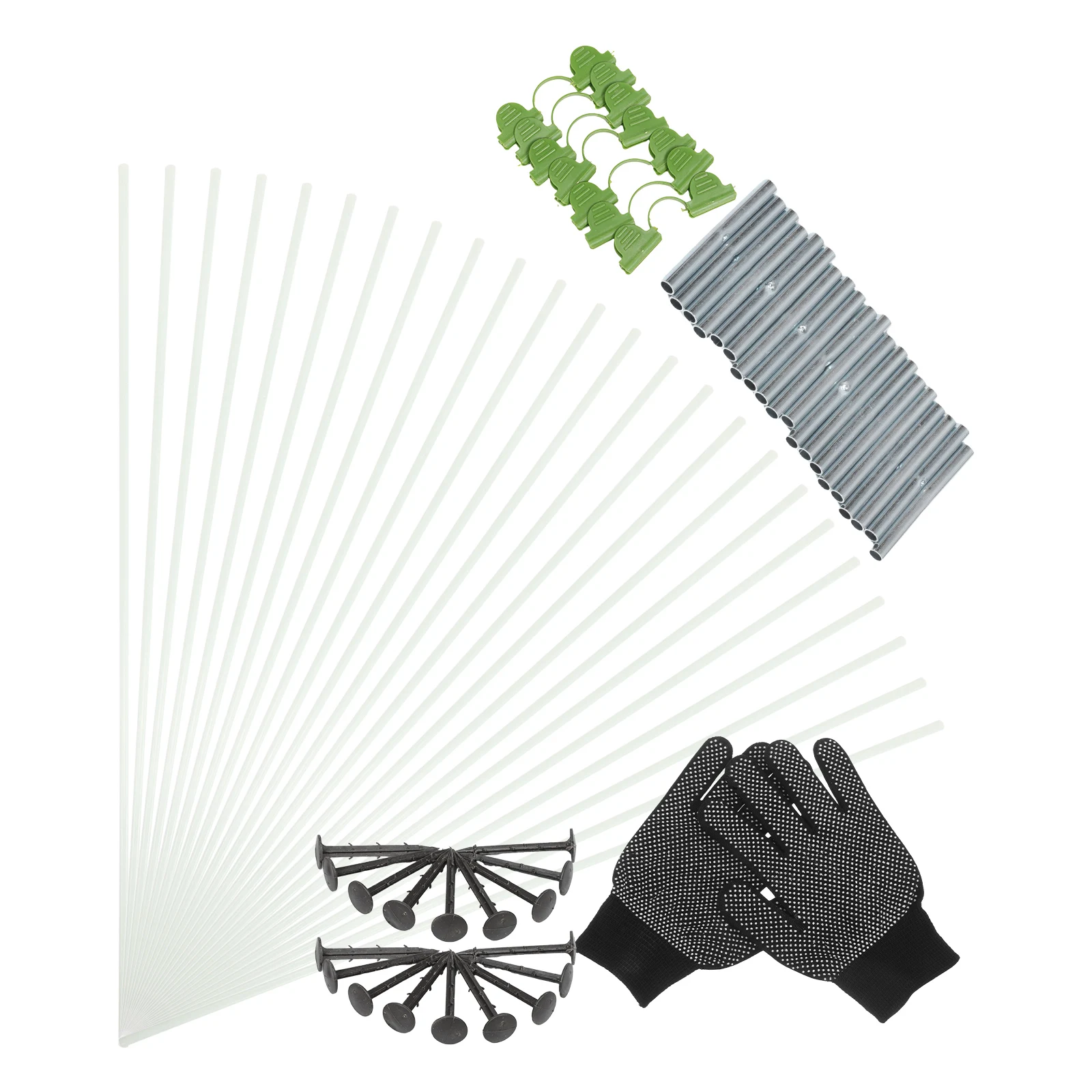 

Greenhouse Bird-proof Bracket Flexible Garden Hoops Plastic Connector High-efficiency Protection Weather-resistant Easy