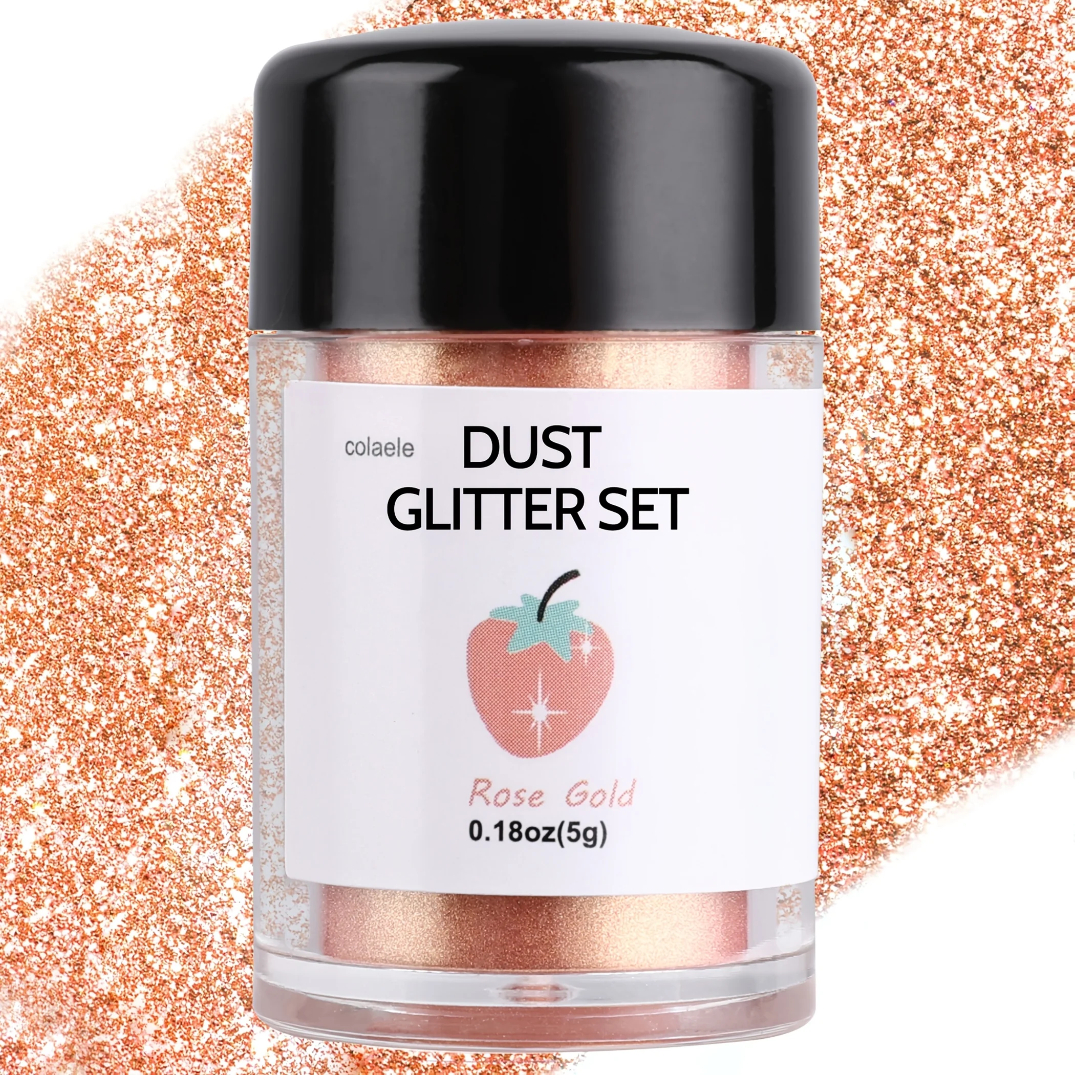 Mehrfarbiger Staubglitter, DIY-Bastelpailletten, Dekorativer Glitzerpuder für Backwaren, Geburtstagsgeschenk, Dekorativer Glitzer – Detail 12