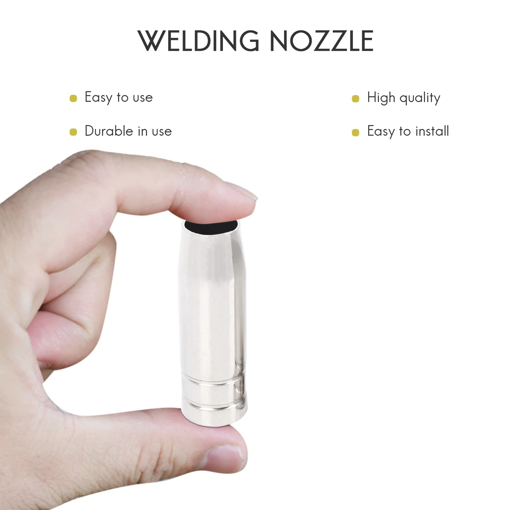 9Pcs/Set 15Ak Mig/Mag Welding Nozzle Contact Tips 0.8X25Mm M6 Gas Connector Holder Set Ad068+