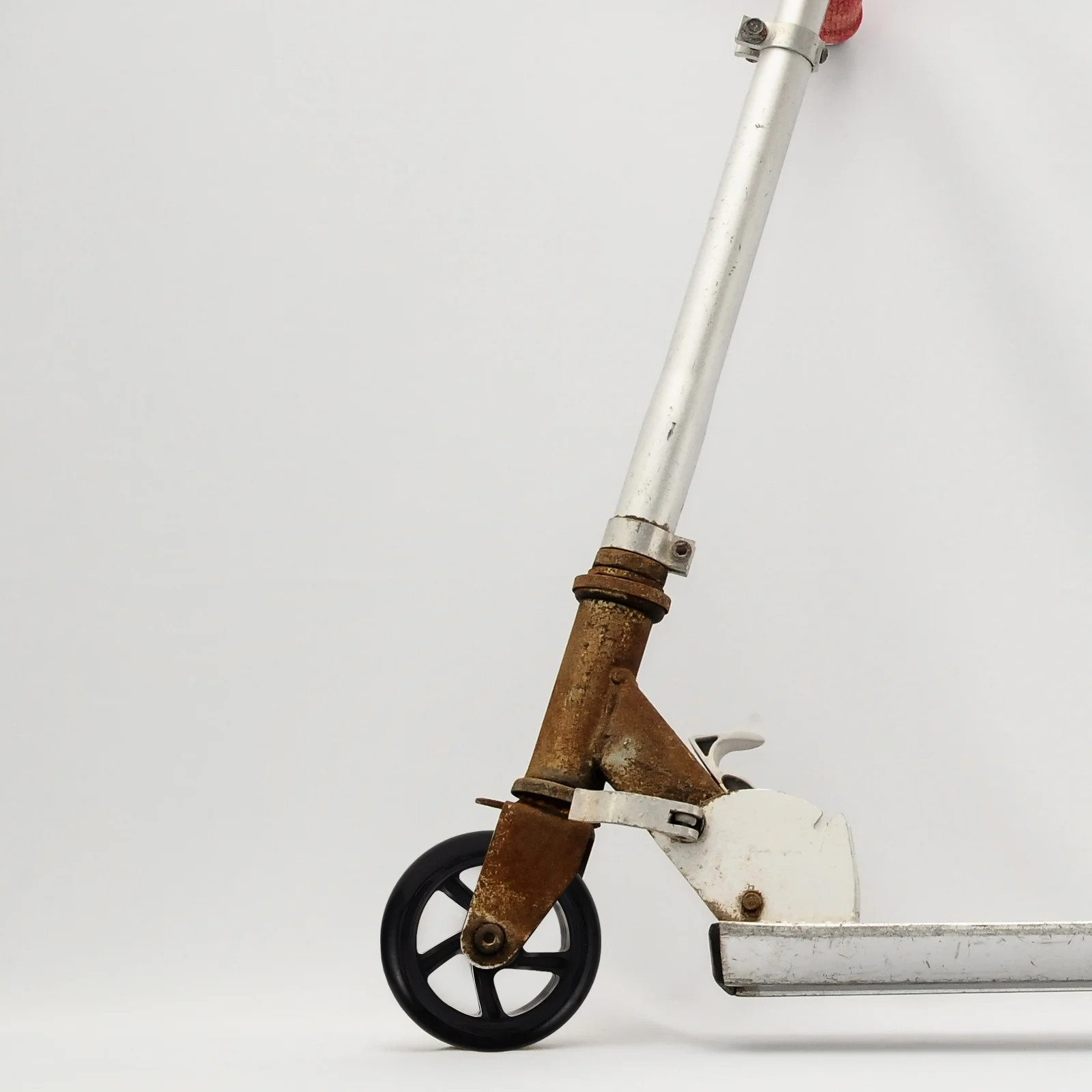 1 زوج عجلات عربة استبدال صامتة بولي PU سكوتر عجلات لوح التزلج سهلة التركيب امتصاص الصدمات عجلات عربة التسوق