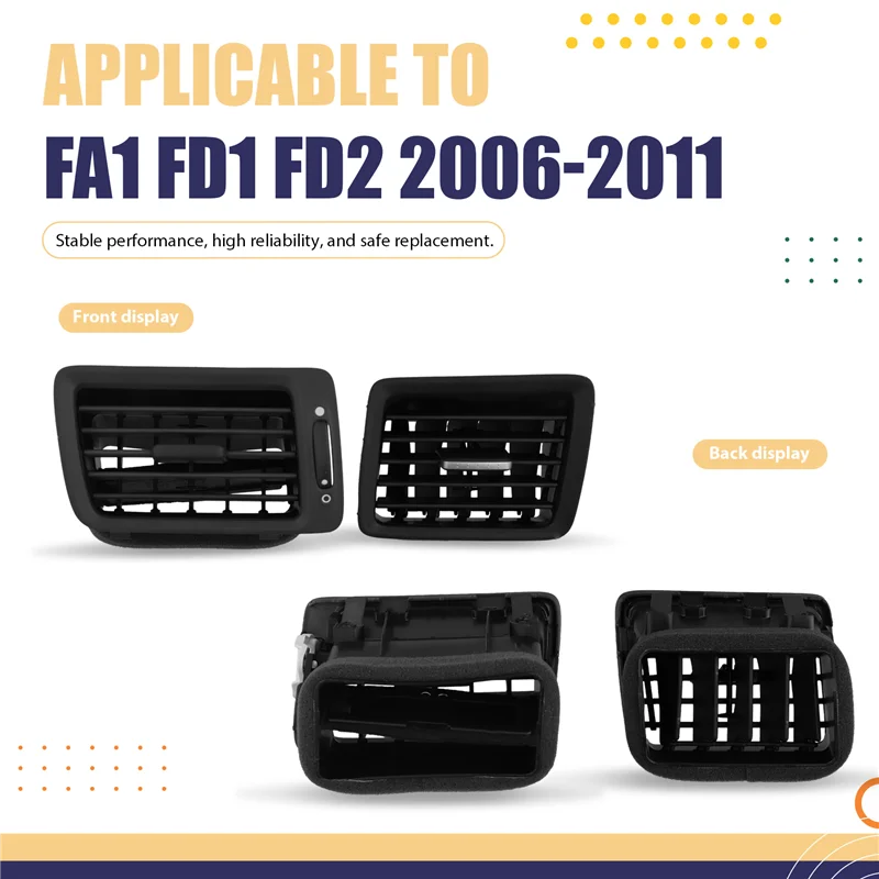 

Для HONDA CIVIC FA1 FD1 FD2 2006-2011 автомобильный кондиционер переменного тока со стороны пассажира, вентиляционное отверстие 77615-SNB-G11 77630-SNB-G12 LHD