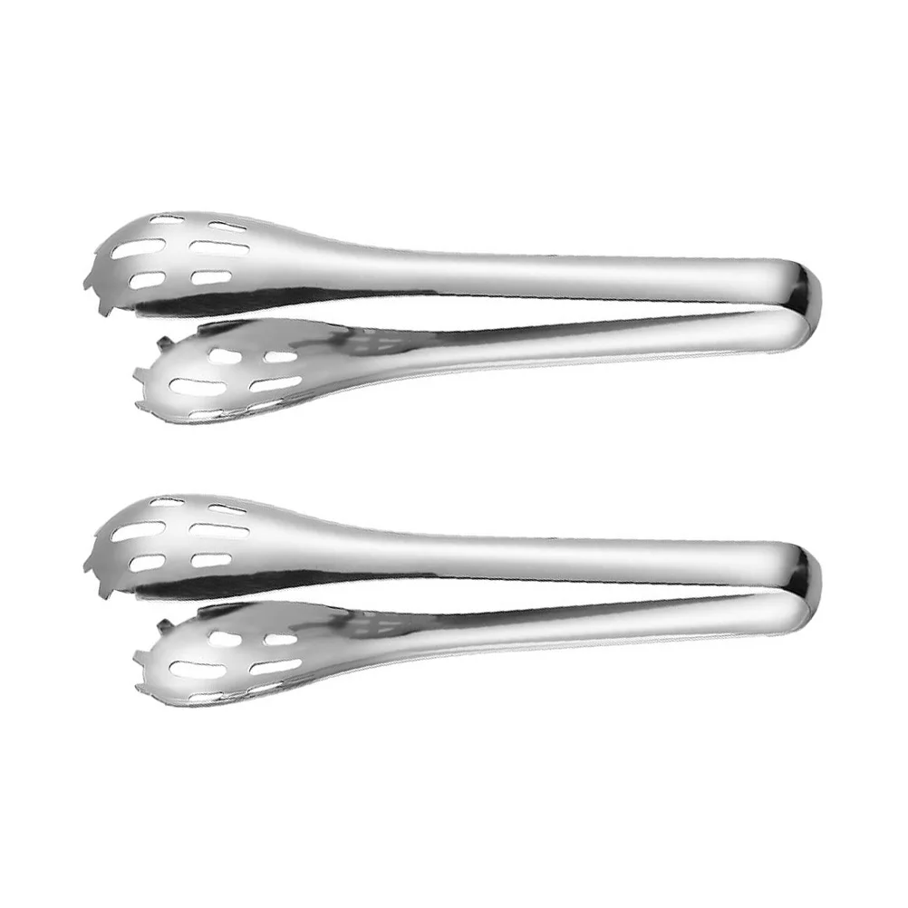 

2Pcs StainlessSteel BBQClip Food Clamp Food Tong FoodKitchen ServingBuffet Clamp 304Material OutdoorActivities