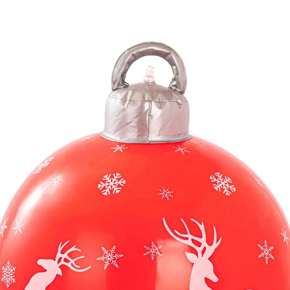 40cm Christmas Inflatable Ball Decoration Xmas Large Outdoor Decor Ball New Years Christmas Home Party Decorations 2024