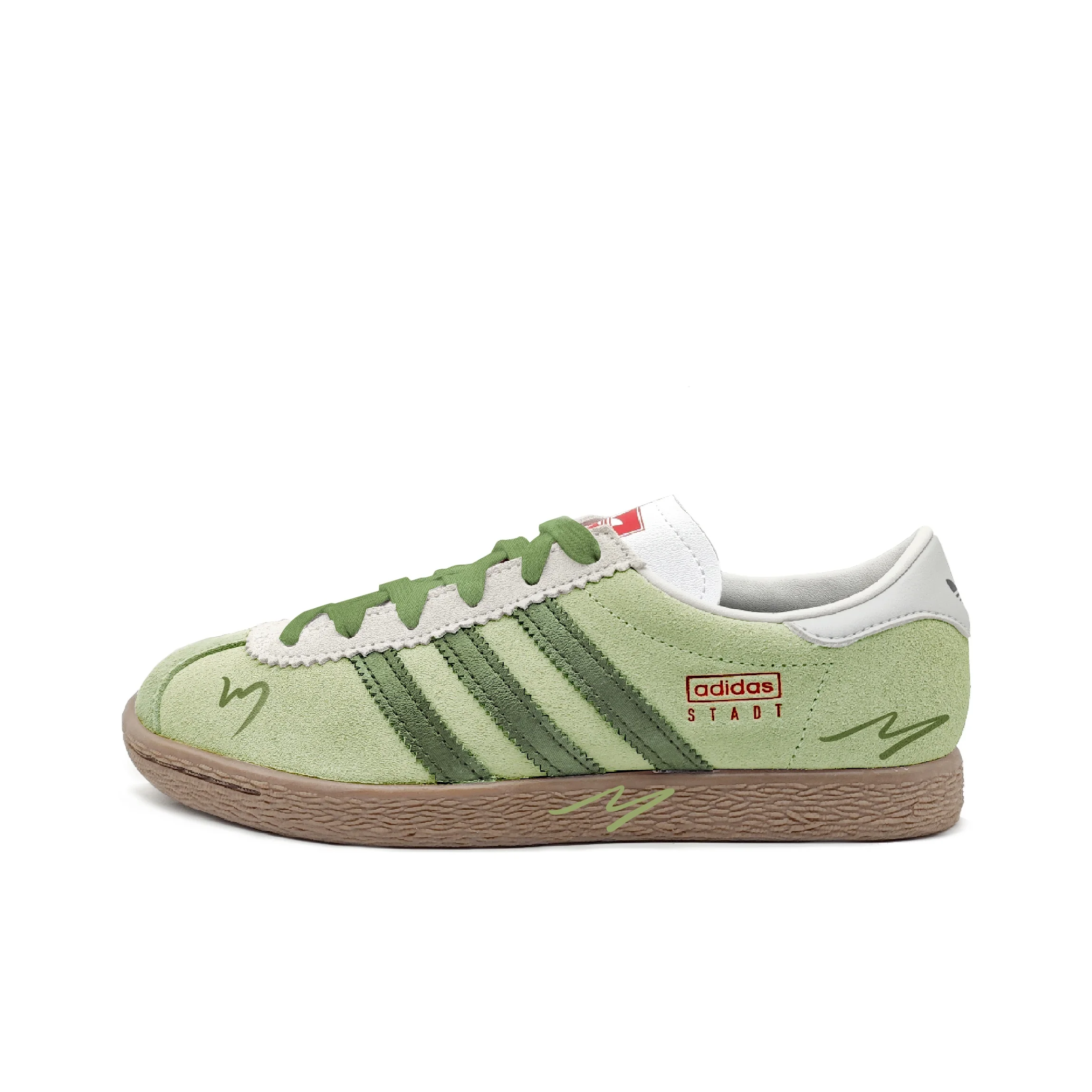 Adidas Originals Stadt The Wizard Of Oz Low top German Army Trainers Unisex Green JR6342team786-