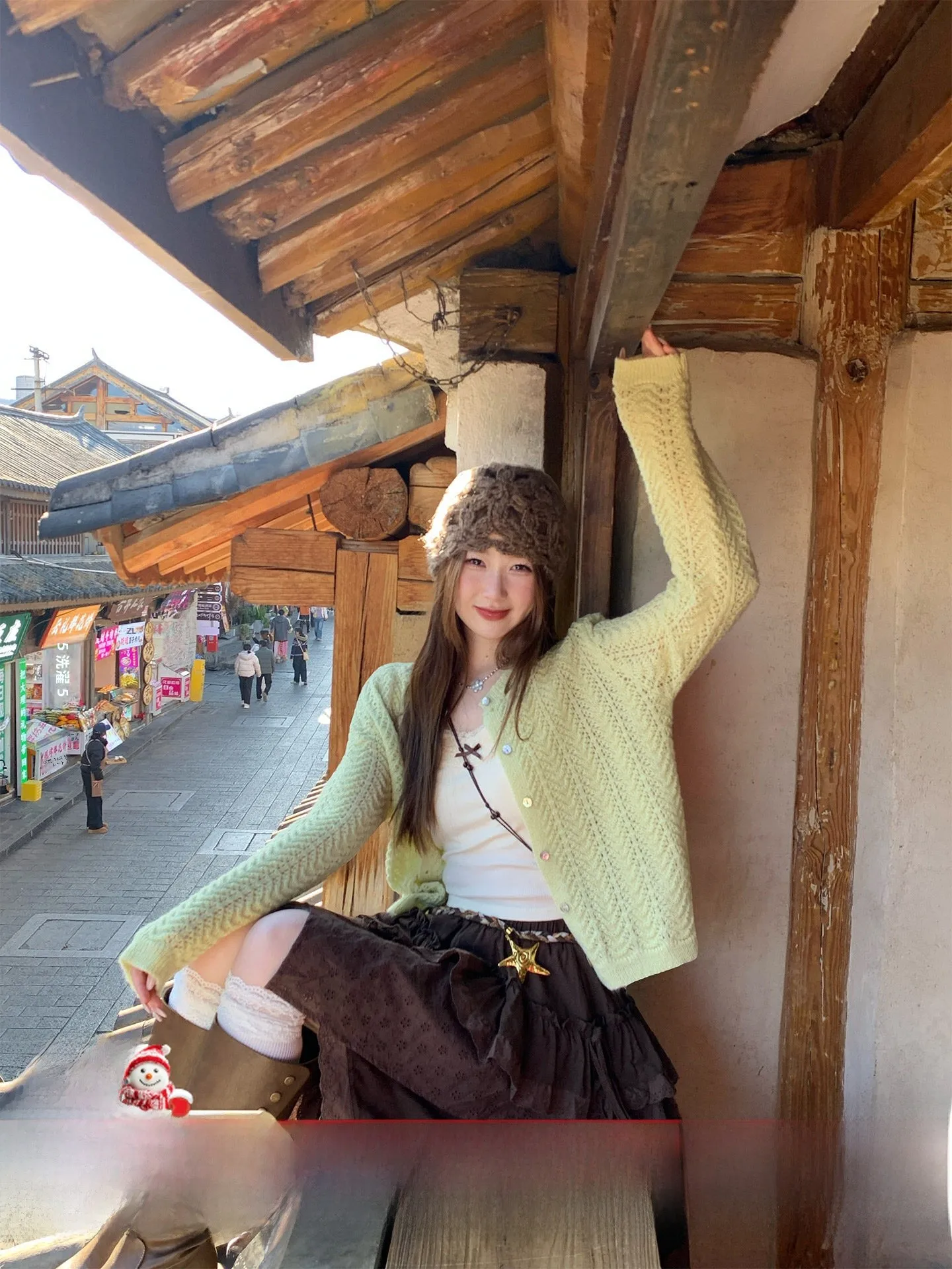 

Unique Knitted Open Cardigan Women's een Sweater Jaet Outerwear Hollow out Soft Loose Fit Spring Faion Casual Wear