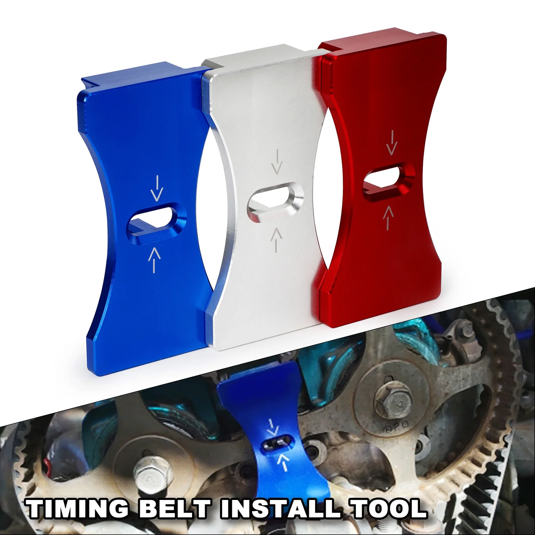 

For Mitsubishi Lancer 4G63 Dodge Kia Aluminum Engine Cam Gear Lock/Timing Belt Install Tool BOX CGL01