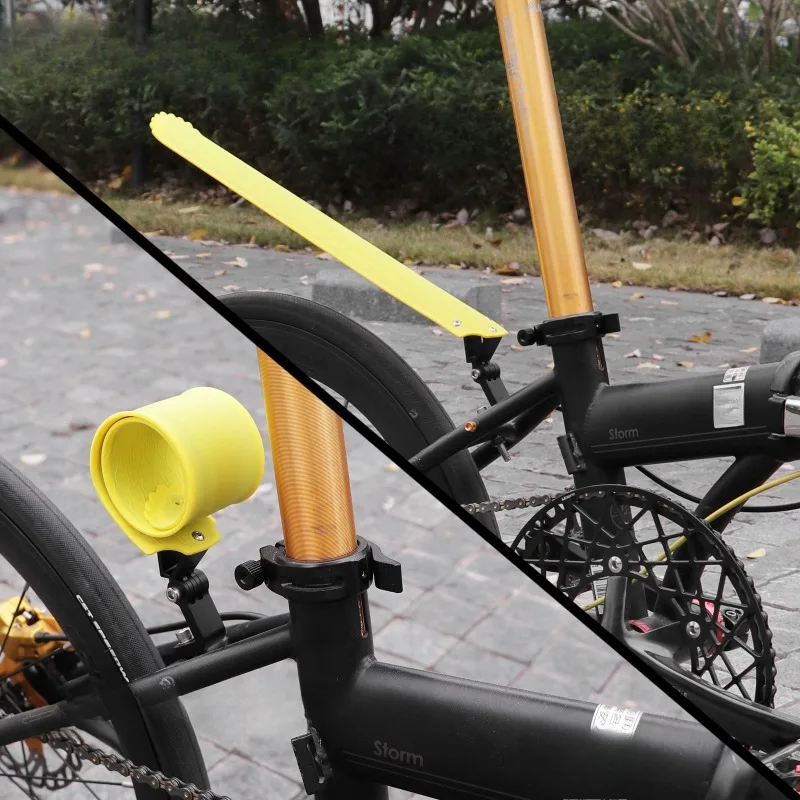 Waterproof Bicycle Fenders Foldable Telescopic Bicycle Mudguard Easy Clean Elegant Mudguard Space Saving Practical Bicycle Parts