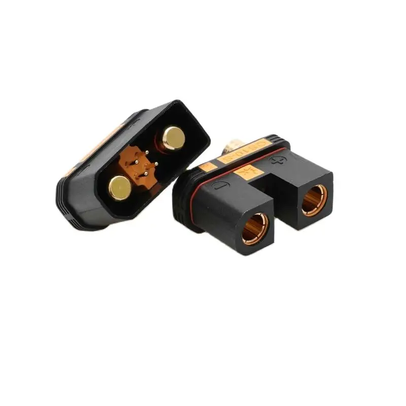 2 pièces QS10-S Anti-étincelle batterie connecteur 180A Mâle Femelle Plaqué Or Plug pour RC Voiture Électrique Modèle Plante Agriculture UAV Drone