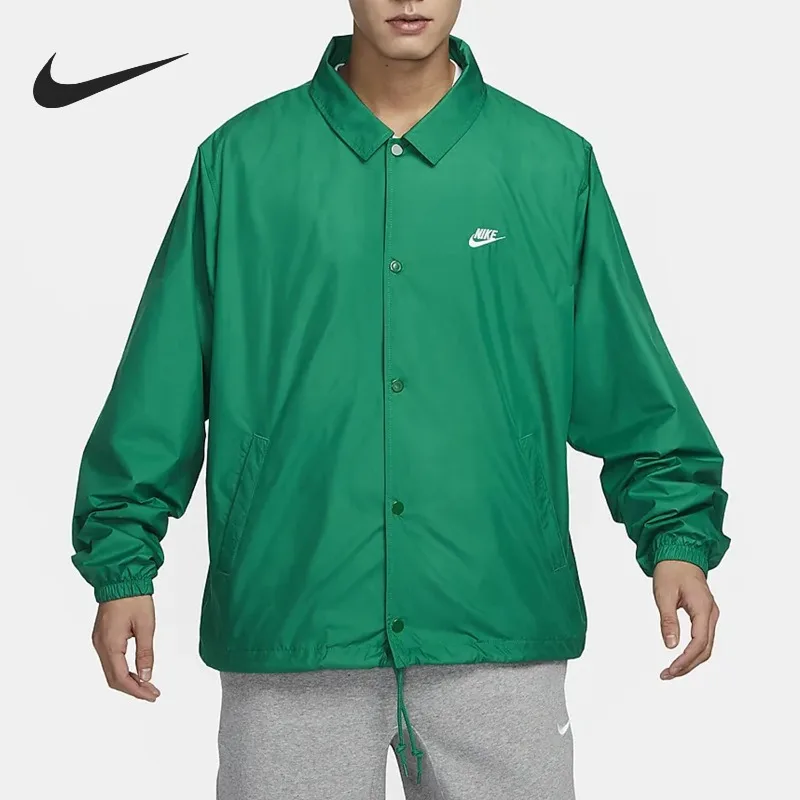 Nike Woven Camo Print Wind Jacket Spring Fall Outdoor Camping Hunting Thin Light Outer CoatFN3317-365 1PCS