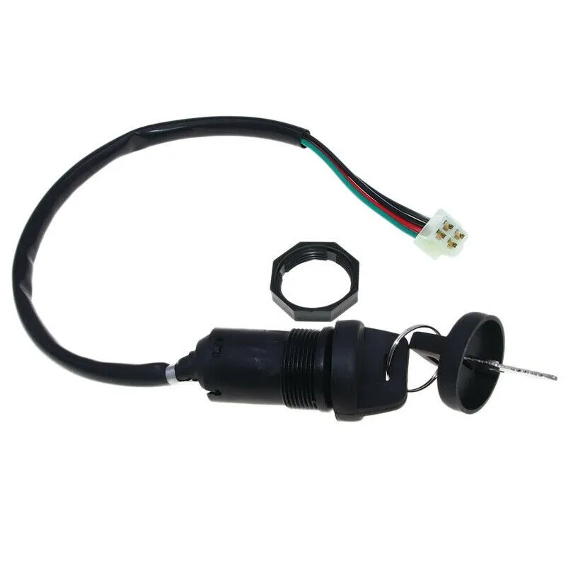 Llave de encendido Universal para coche, cables de interruptor de encendido para motocicleta, llave de bloqueo para ATV, Kart, Scooter,