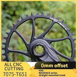 PASS QUEST RACEFACE 0mm Offset race face chainring Width Narrow Tooth Sprocket Mountain Bike cinch mtb chain ring