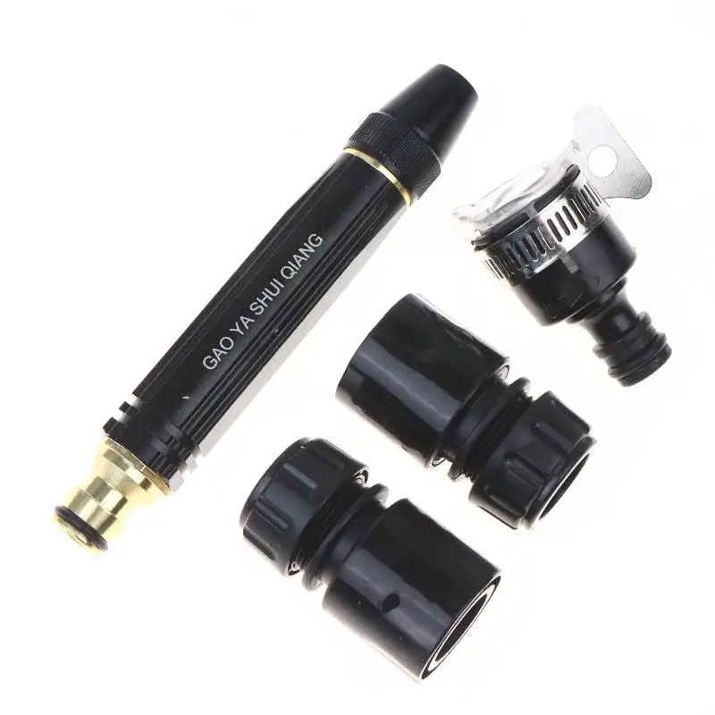 Powerful Handheld Water Jet Sprayer Ergonomic Grip High Pressure Output for Car Washing Sidewalk Cleaning Home Gardening Use