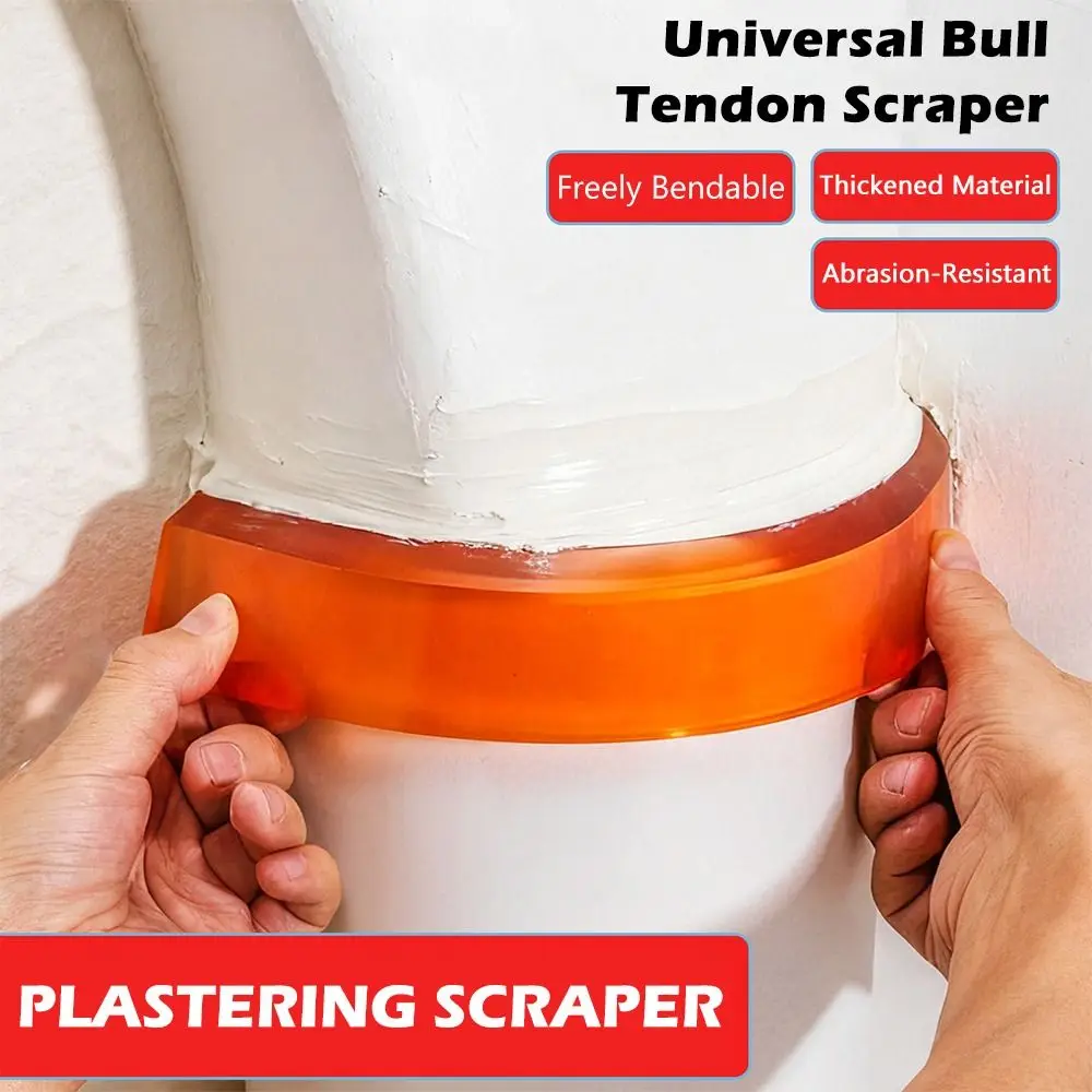 

Universal Bull Tendon Scraper Durable Thickened Plastering Scraper Freely Bendable High-rebound Putty Scraper Plastering